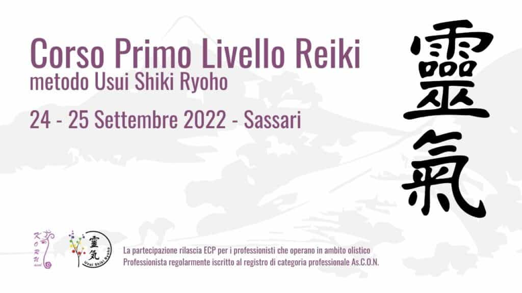 Corso Primo Livello Reiki Sassari metodo Usui Shiki Ryoho - Settembre 2022 12